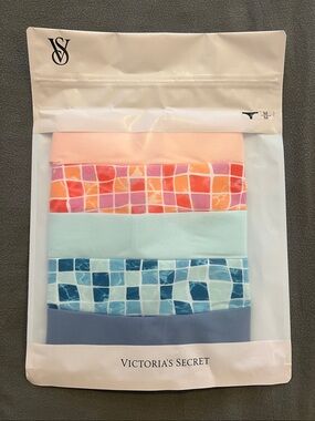 Victoria's Secret Pastel Mosaic Colorblock Panty Set - Brand New Unopened